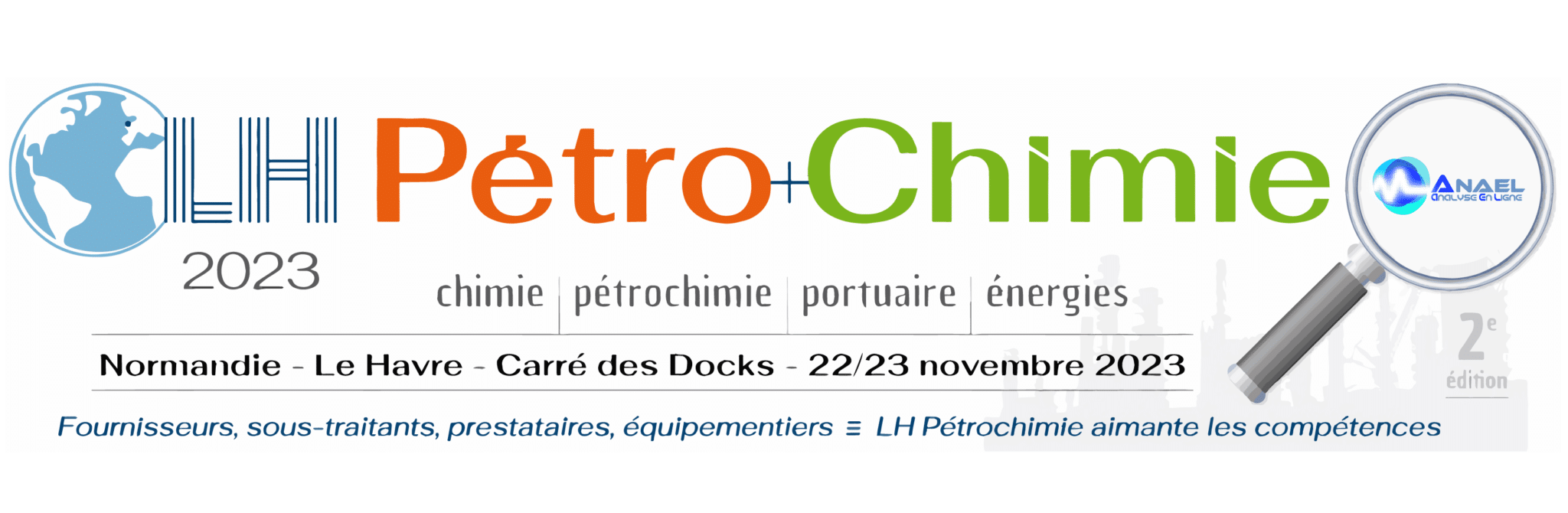 Meet ANAEL on November 22 – 23, 2023 at LH PETRO CHIMIE – Normandy in France